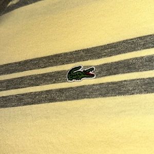 Mens Lacoste V-Neck T-shirt, size 6